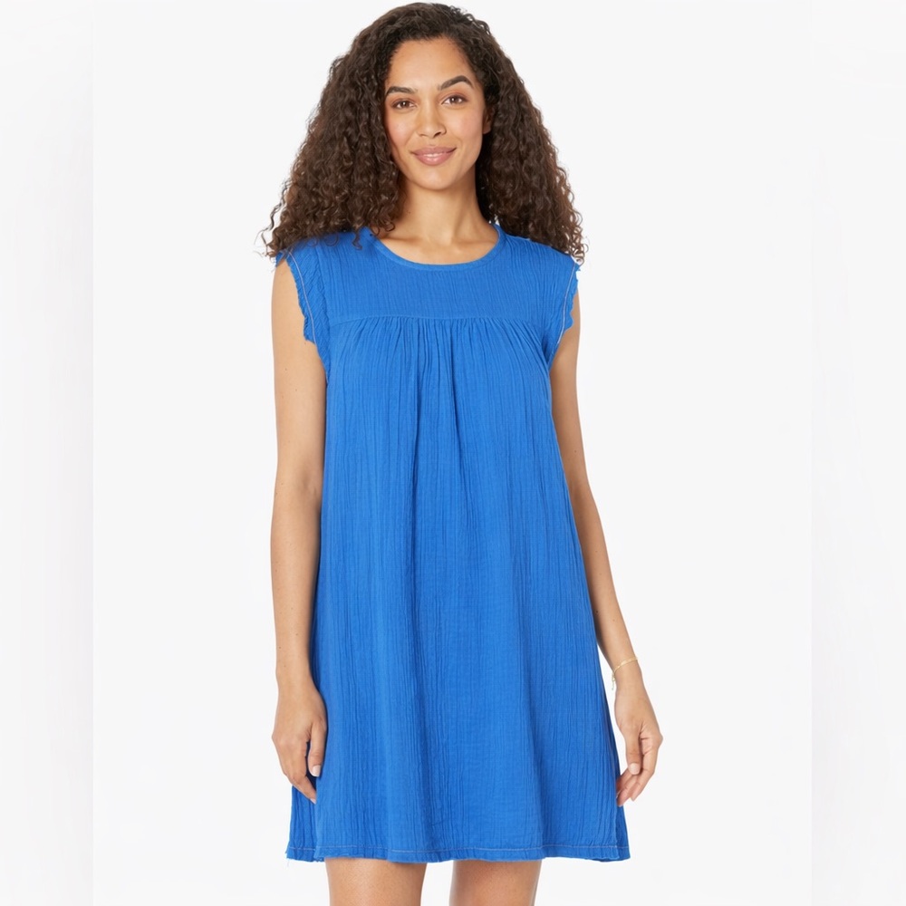 Lilla P Double Gauze Cap Sleeve Dress Size XL